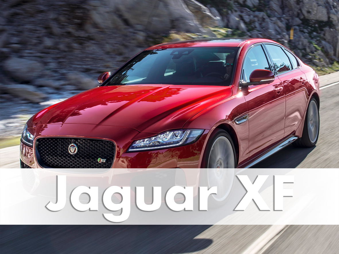 Jaguar XF V6 S in Italian Racing Red