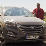 Hyundai Tucson auf dem Offroad-Testgelände in Frankfurt